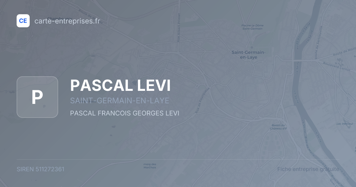 PASCAL LEVI — 511272361 — fiche entreprise