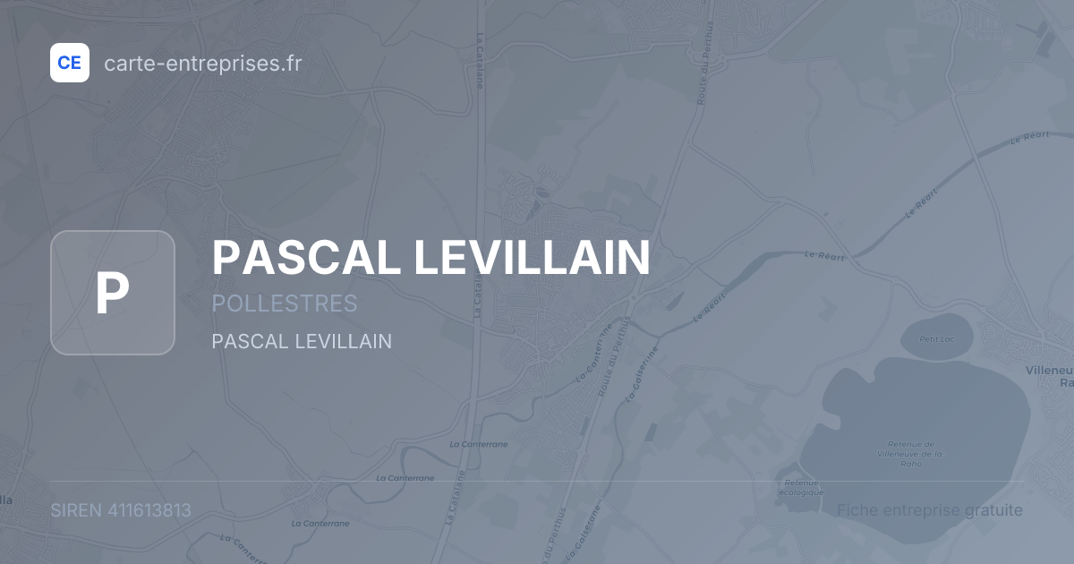 PASCAL LEVILLAIN — 411613813 — fiche entreprise