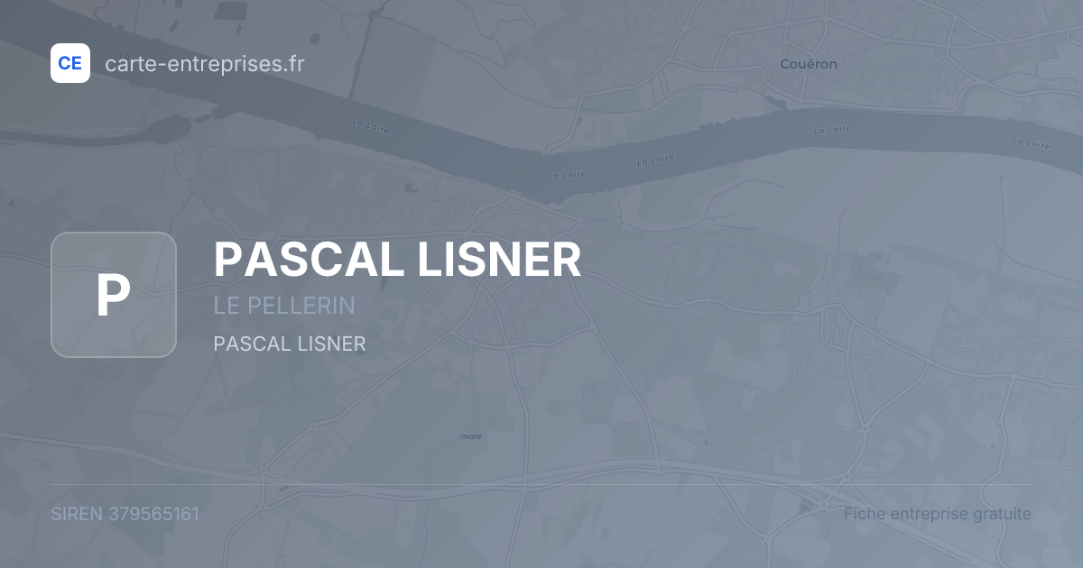 PASCAL LISNER — 379565161 — fiche entreprise