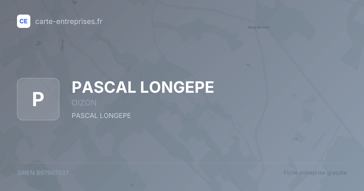 PASCAL LONGEPE — 897997037 — fiche entreprise