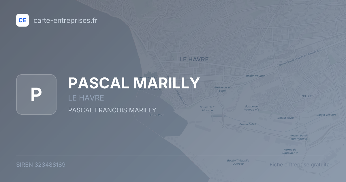 PASCAL MARILLY — 323488189 — fiche entreprise