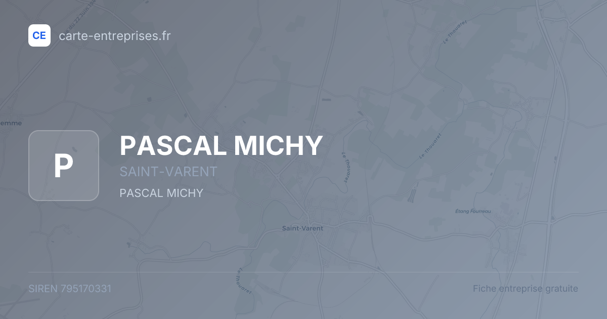 PASCAL MICHY — 795170331 — fiche entreprise