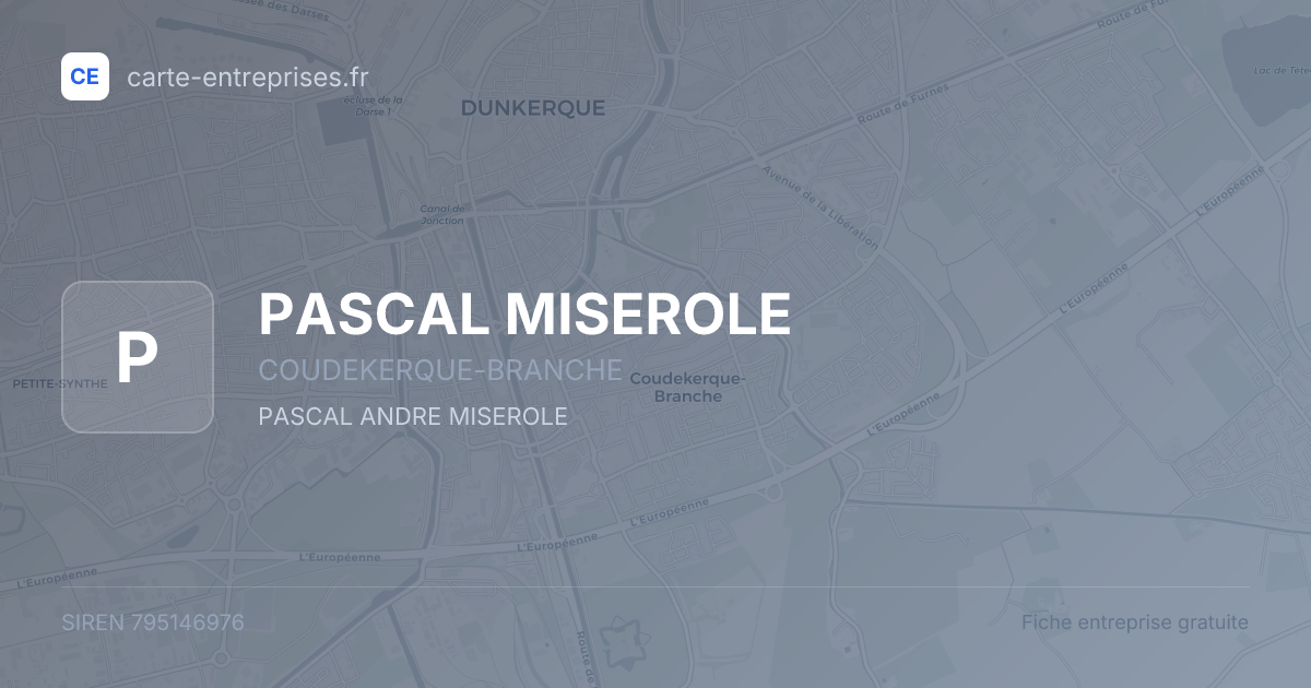 PASCAL MISEROLE — 795146976 — fiche entreprise