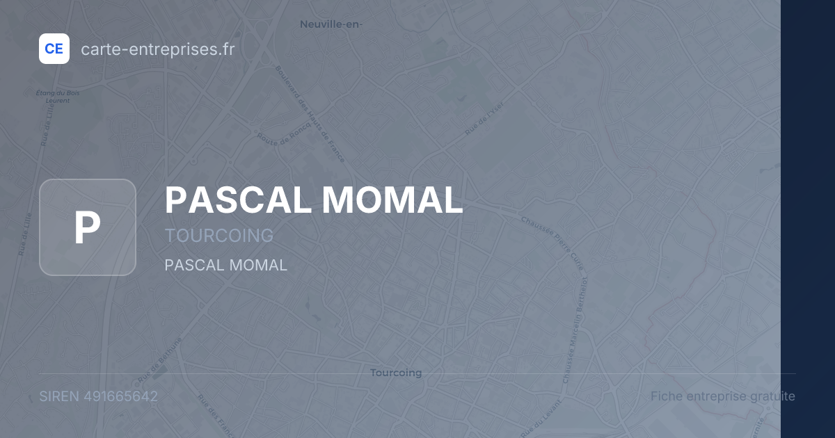 PASCAL MOMAL — 491665642 — fiche entreprise