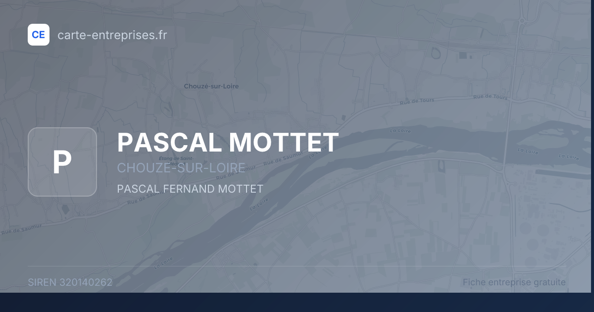 PASCAL MOTTET — 320140262 — fiche entreprise