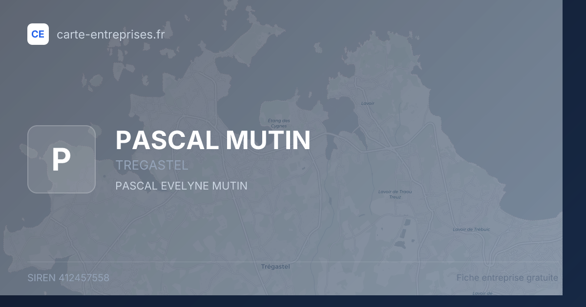 PASCAL MUTIN — 412457558 — fiche entreprise
