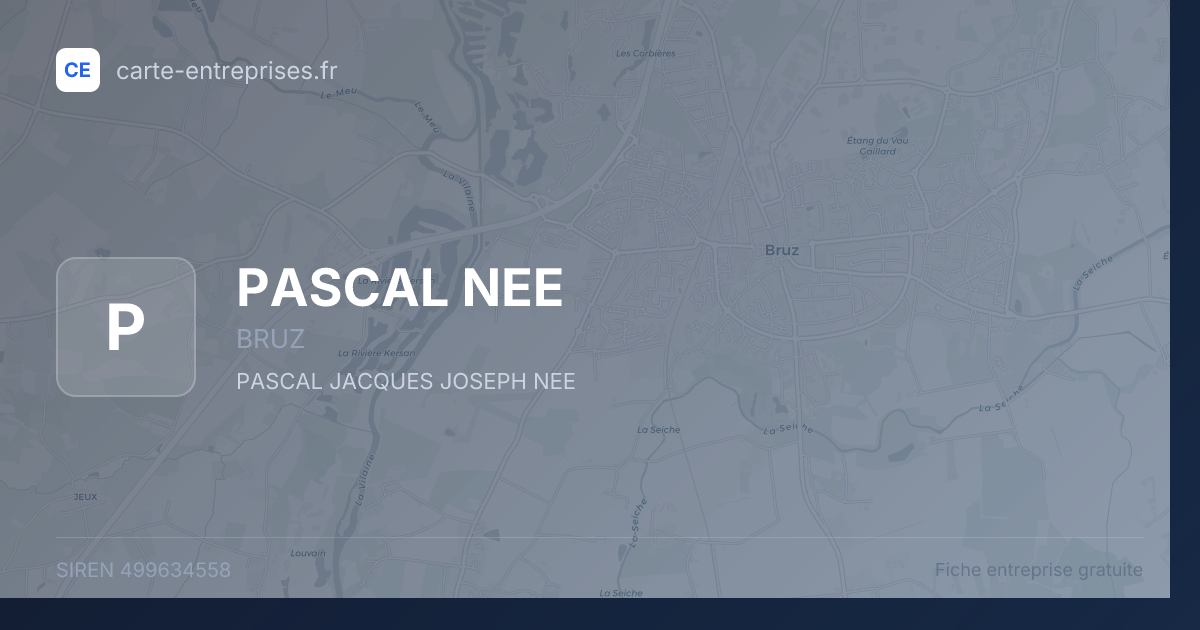 PASCAL NEE — 499634558 — fiche entreprise