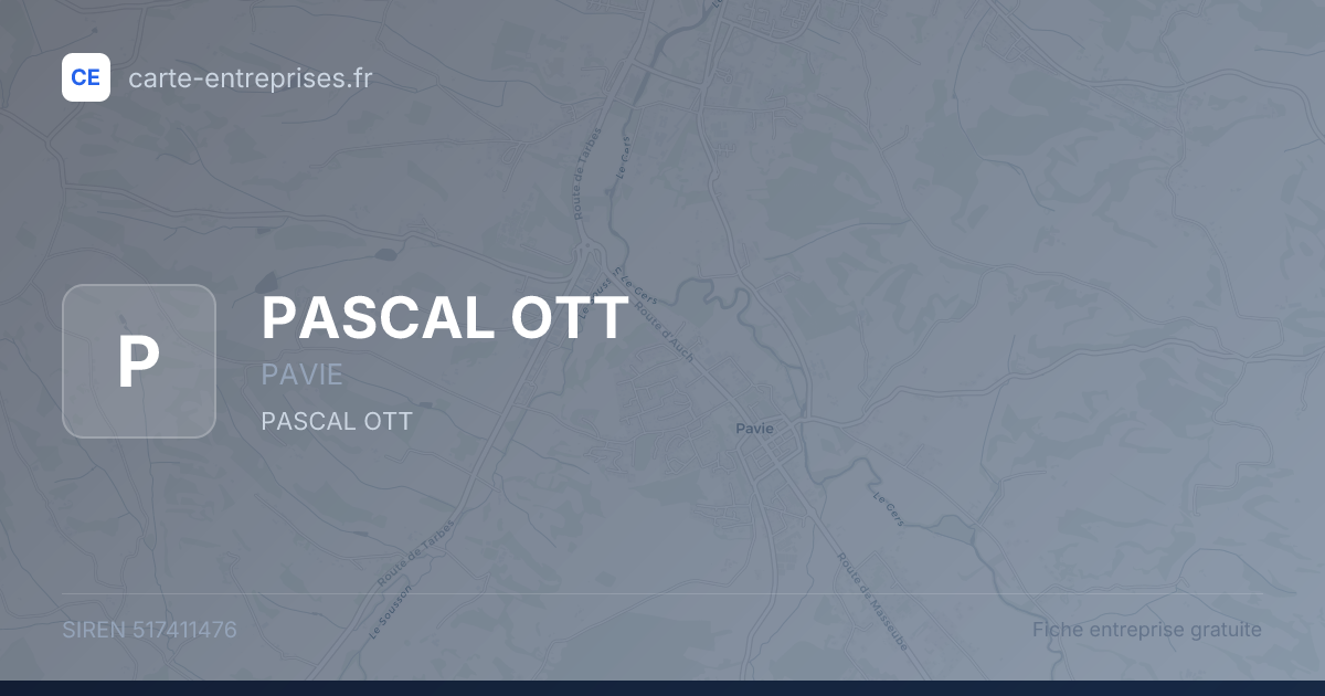 PASCAL OTT — 517411476 — fiche entreprise