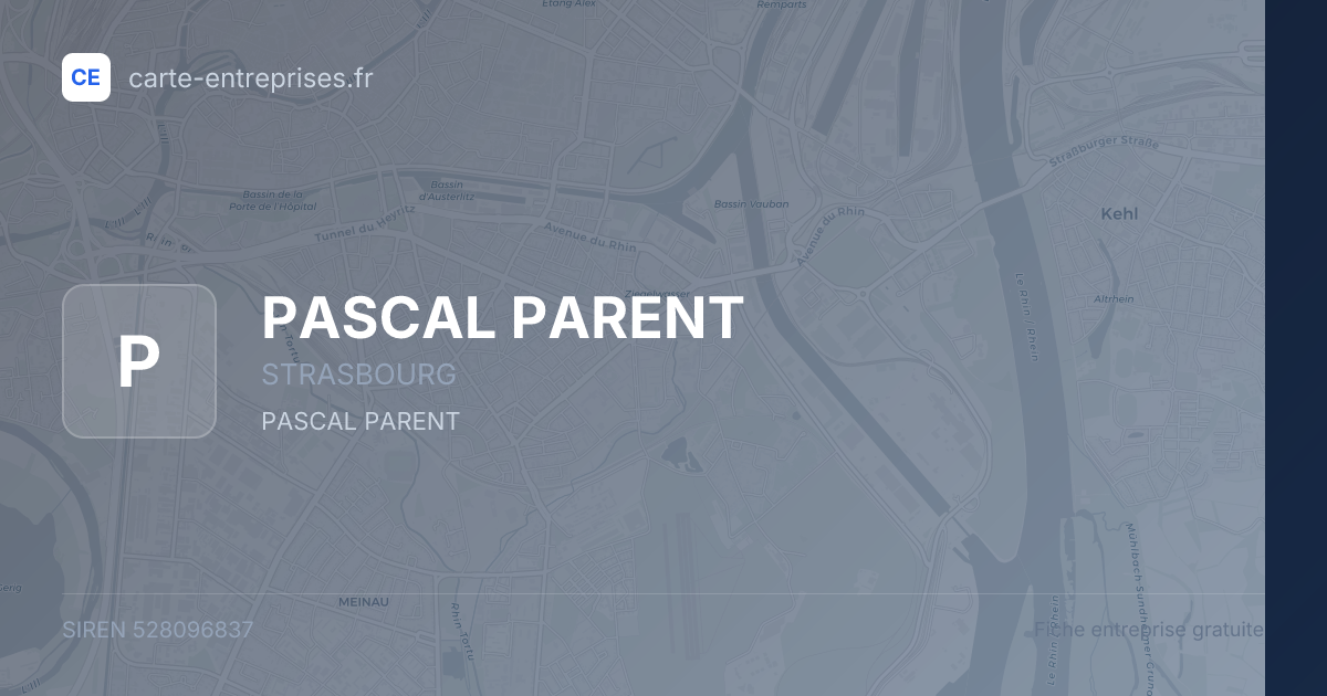 PASCAL PARENT — 528096837 — fiche entreprise