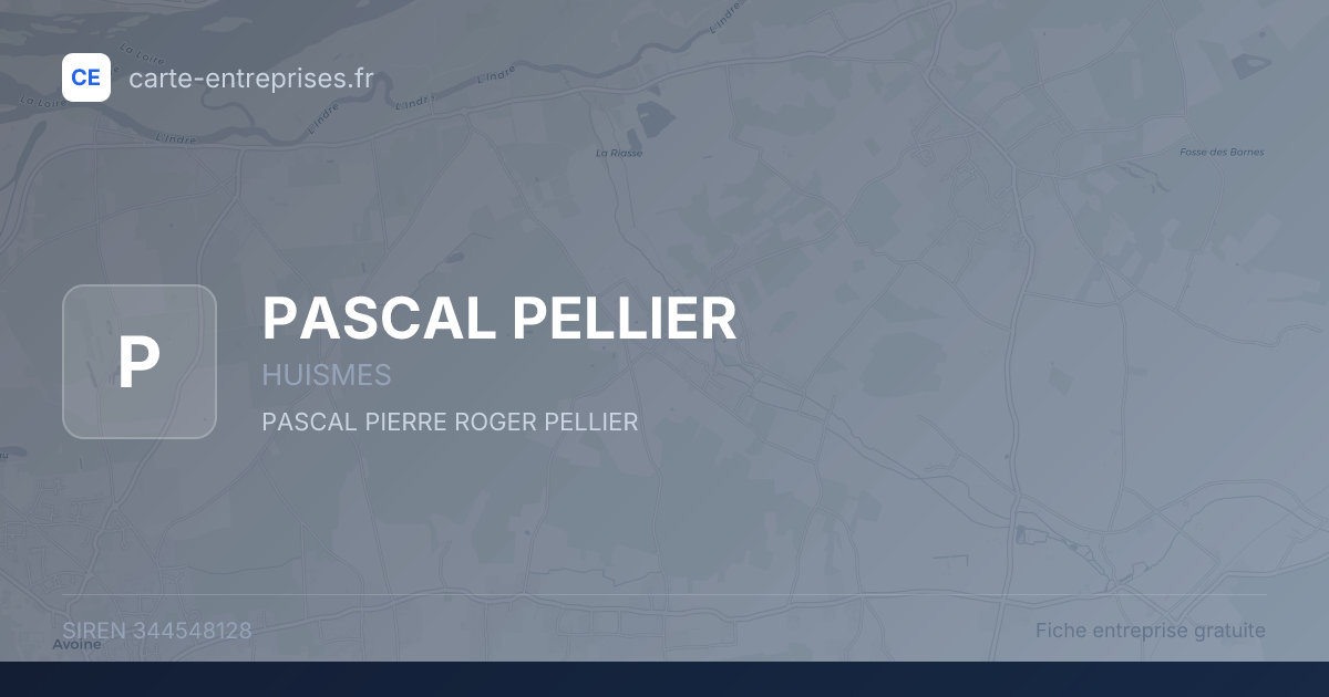 PASCAL PELLIER — 344548128 — fiche entreprise
