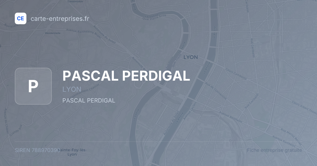 PASCAL PERDIGAL — 788970390 — fiche entreprise
