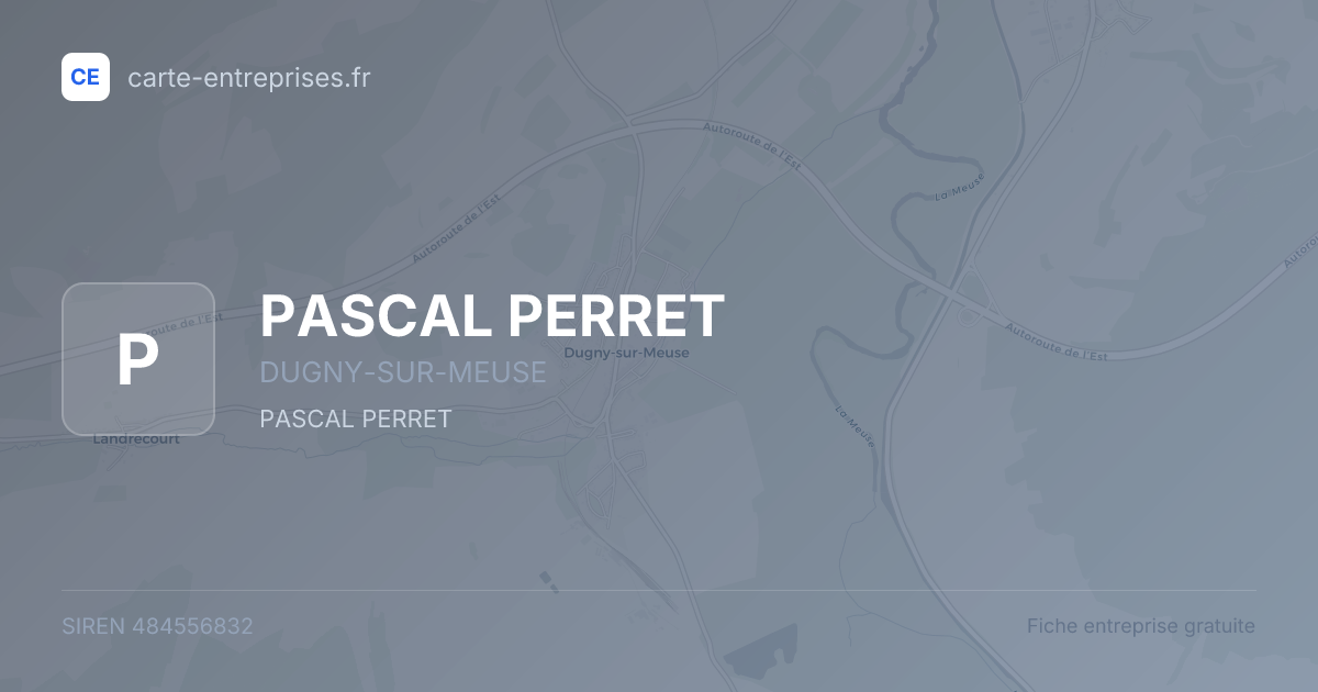 PASCAL PERRET — 484556832 — fiche entreprise