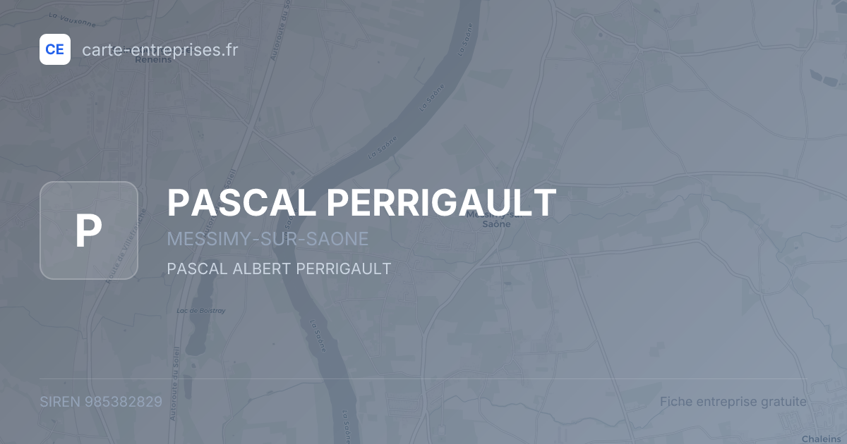 PASCAL PERRIGAULT — 985382829 — fiche entreprise