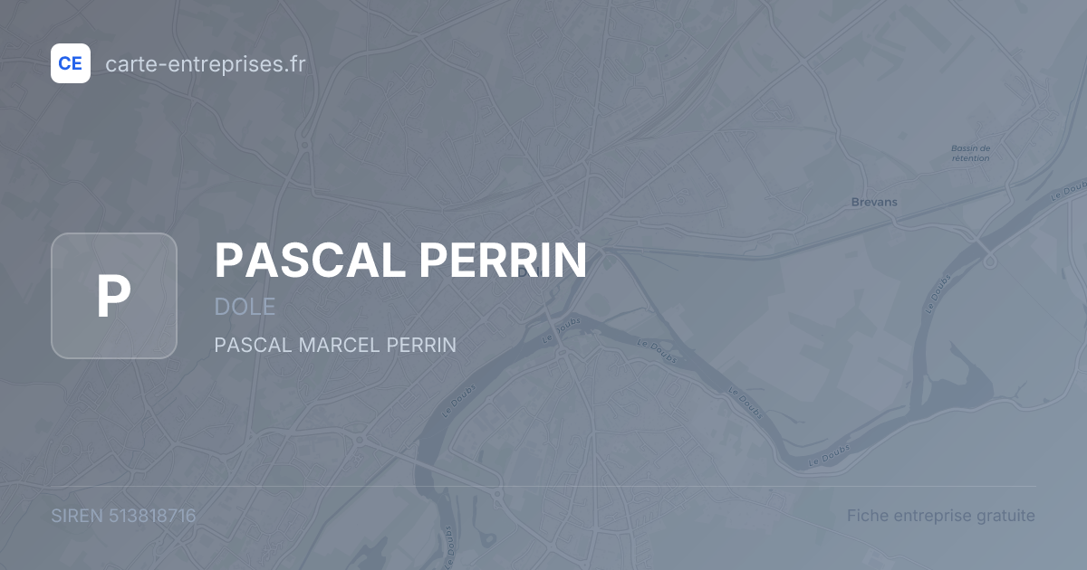 PASCAL PERRIN — 513818716 — fiche entreprise