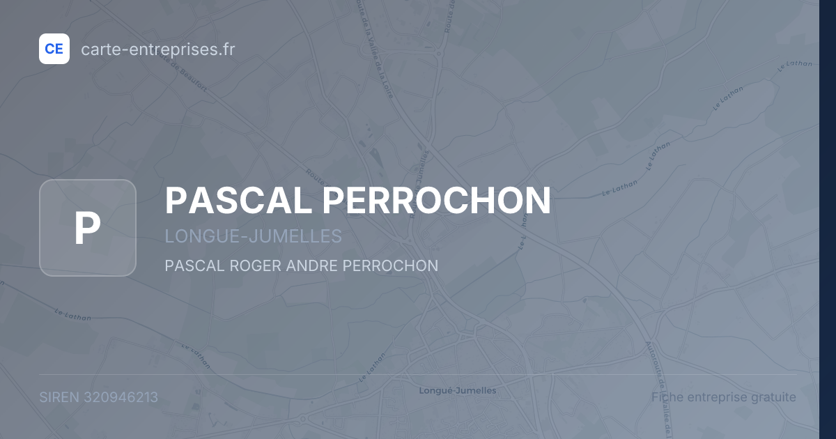 PASCAL PERROCHON — 320946213 — fiche entreprise