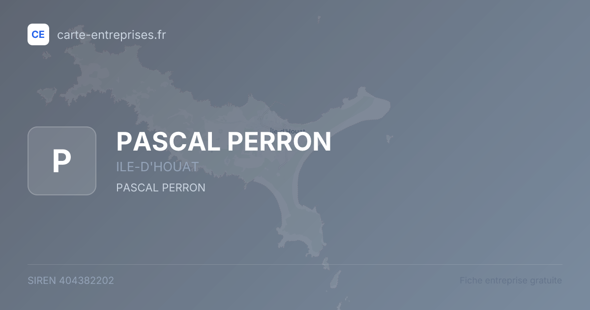 PASCAL PERRON — 404382202 — fiche entreprise