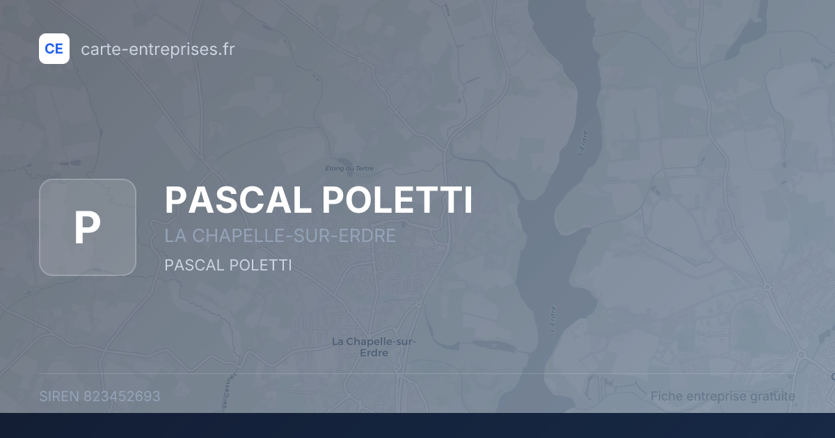 PASCAL POLETTI — 823452693 — fiche entreprise