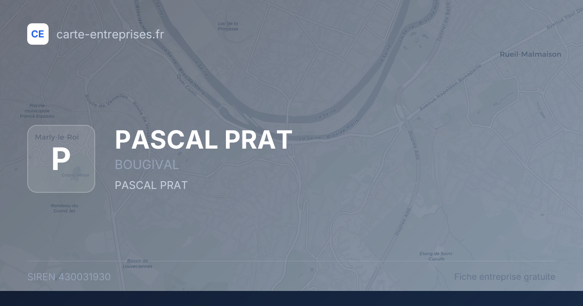 PASCAL PRAT — 430031930 — fiche entreprise