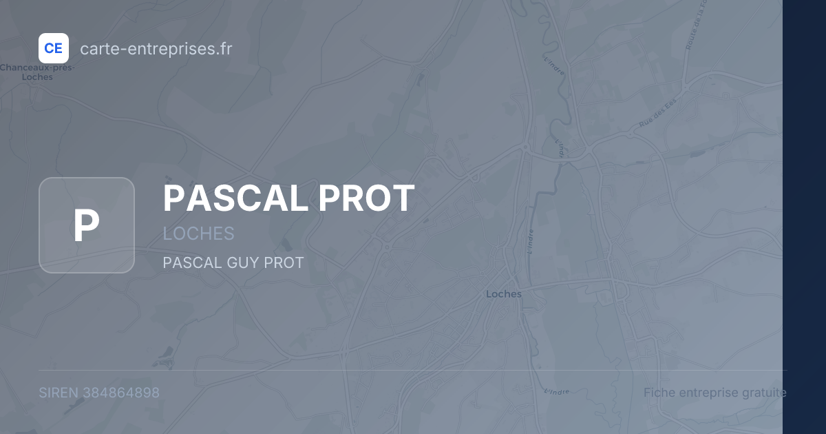 PASCAL PROT — 384864898 — fiche entreprise
