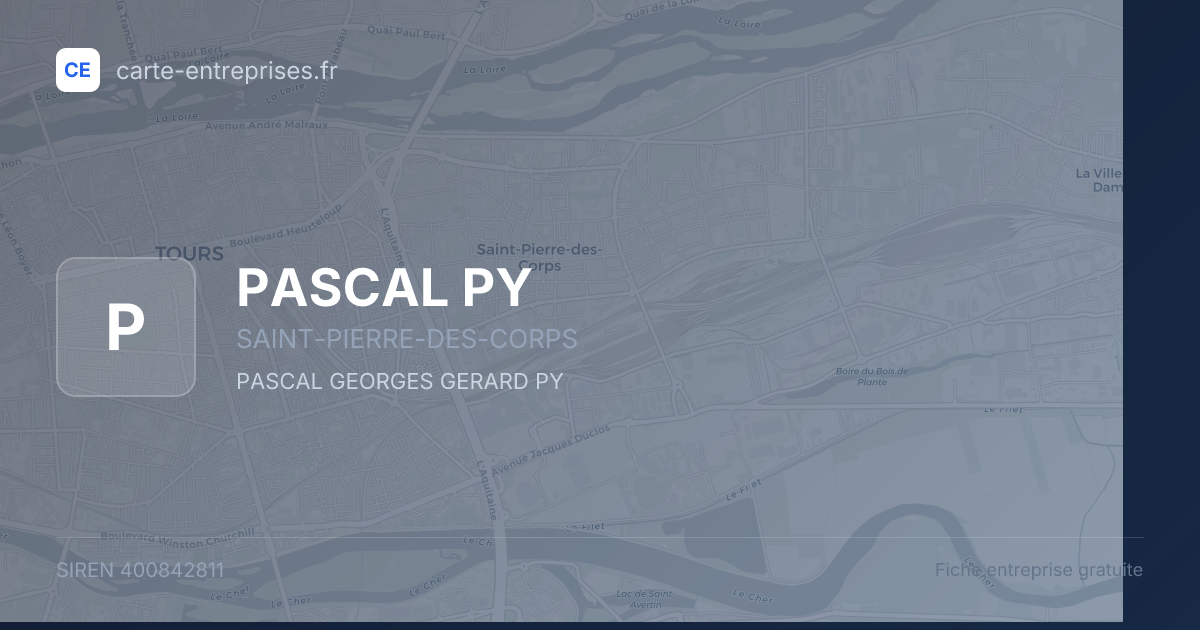 PASCAL PY — 400842811 — fiche entreprise
