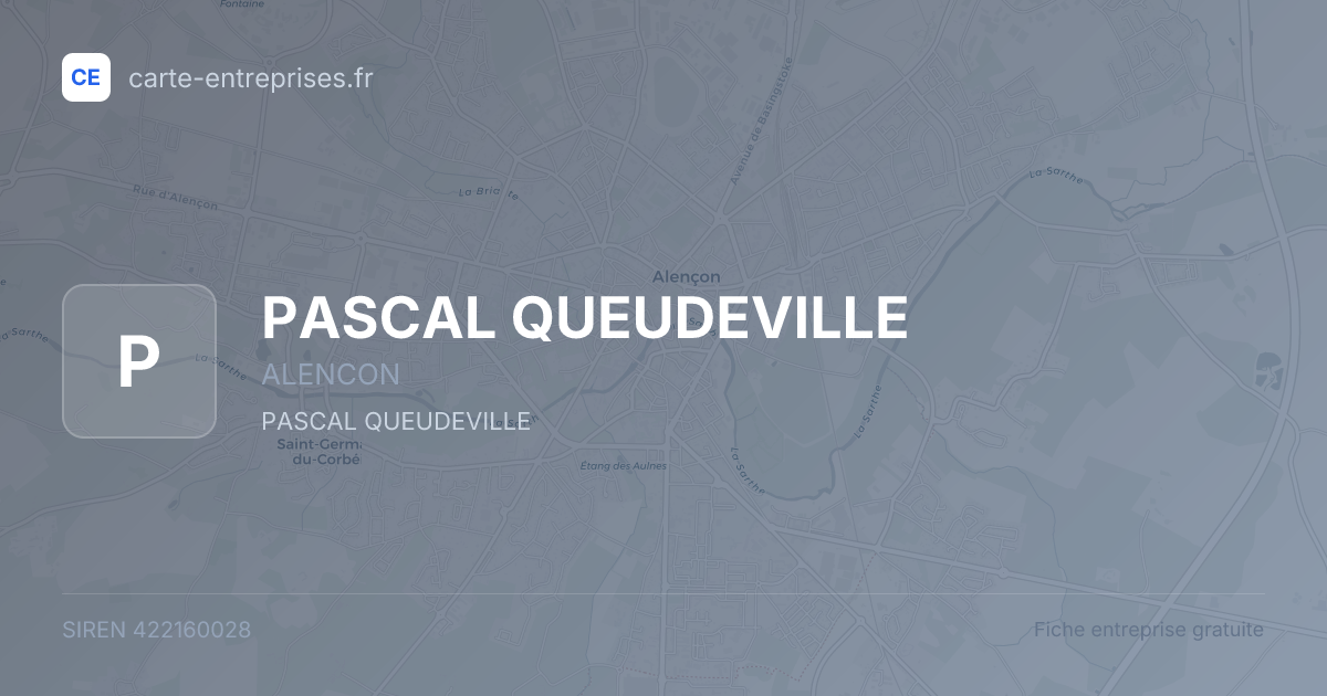 PASCAL QUEUDEVILLE — 422160028 — fiche entreprise