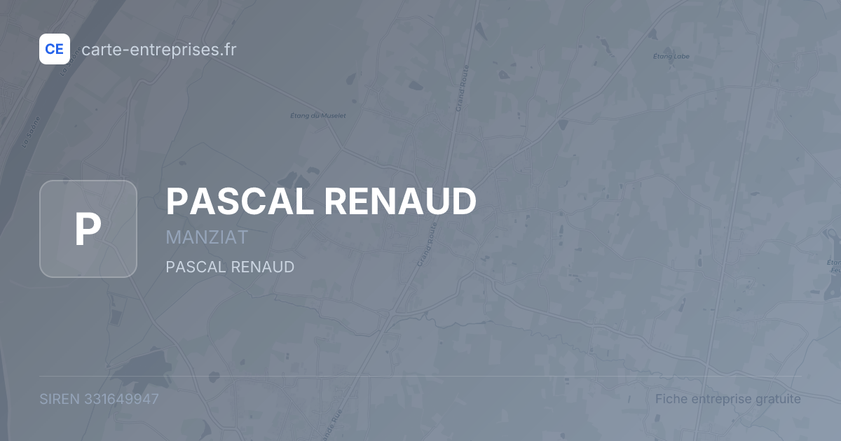 PASCAL RENAUD — 331649947 — fiche entreprise