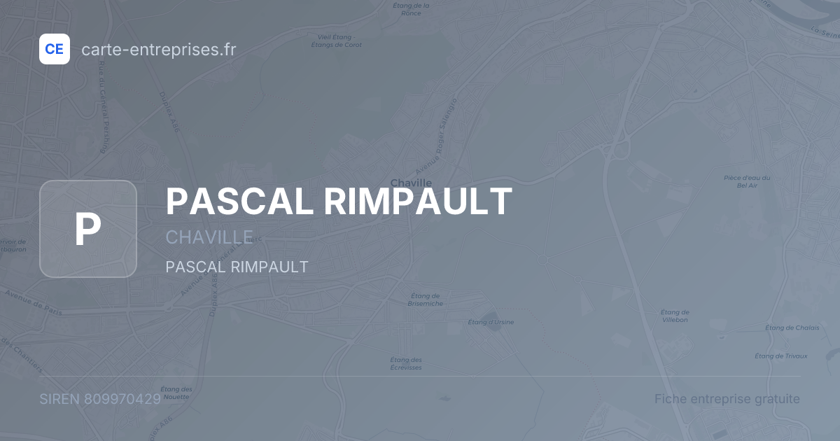 PASCAL RIMPAULT — 809970429 — fiche entreprise