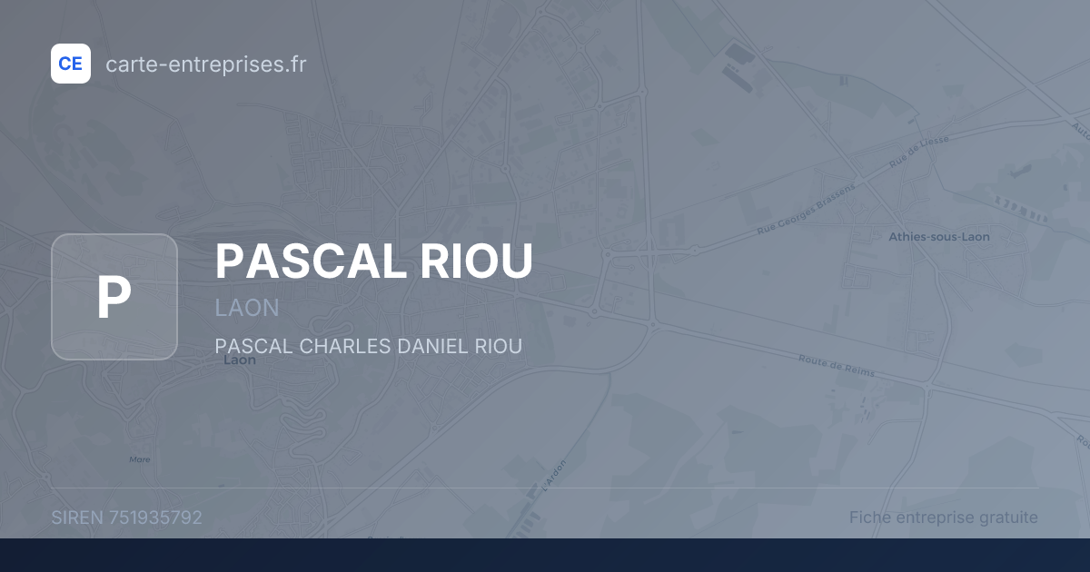 PASCAL RIOU — 751935792 — fiche entreprise