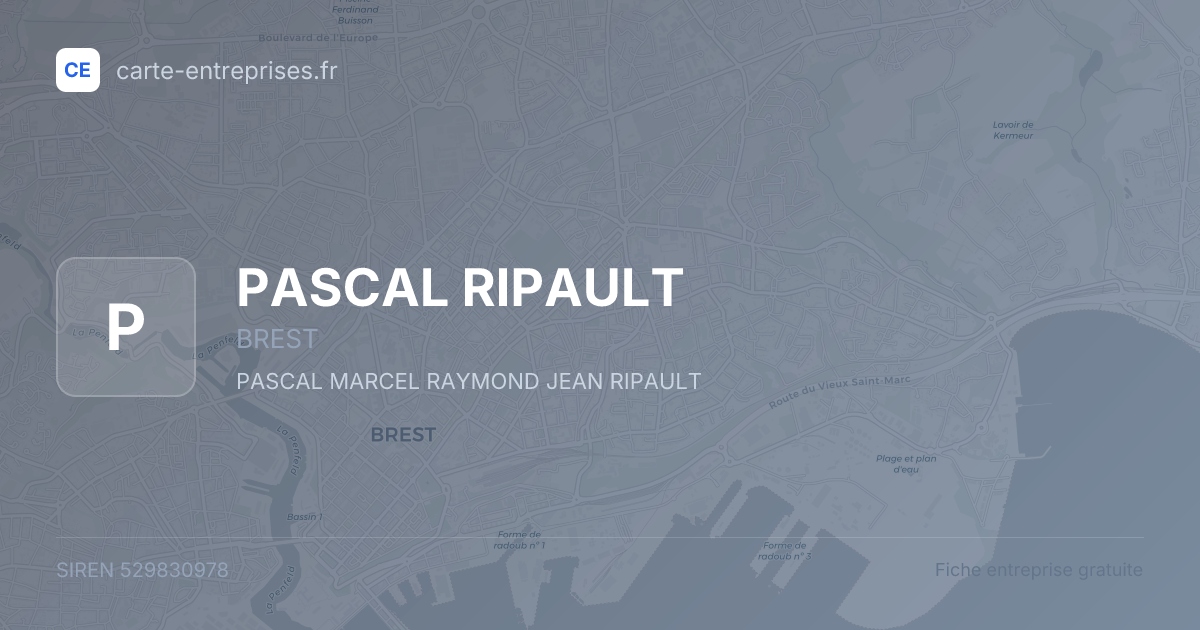 PASCAL RIPAULT — 529830978 — fiche entreprise