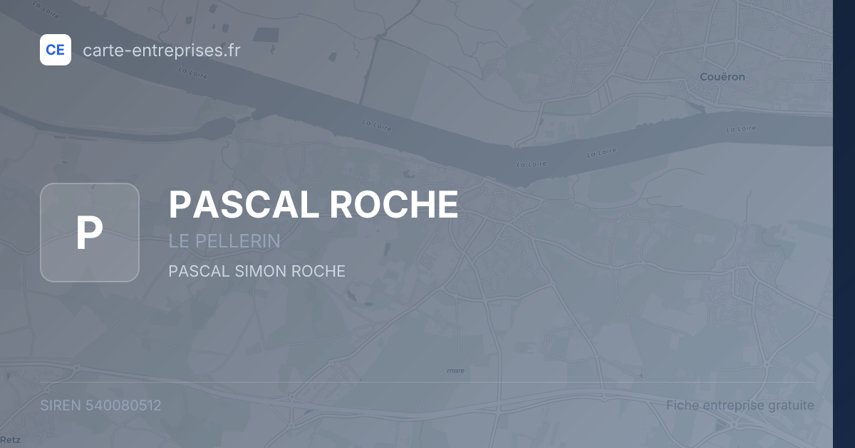 PASCAL ROCHE — 540080512 — fiche entreprise