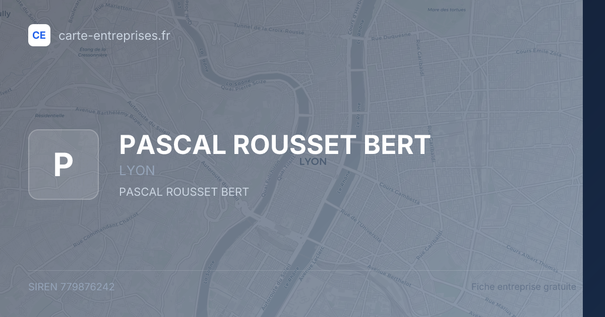 PASCAL ROUSSET BERT — 779876242 — fiche entreprise