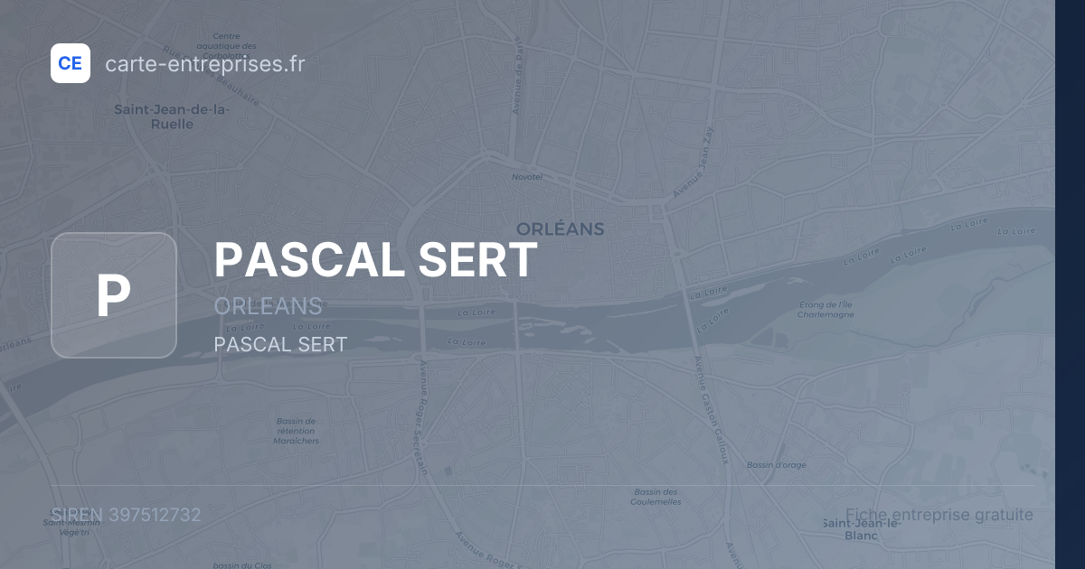 PASCAL SERT — 397512732 — fiche entreprise