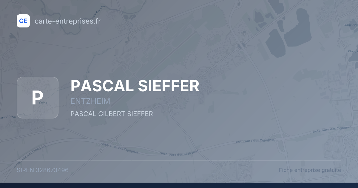 PASCAL SIEFFER — 328673496 — fiche entreprise