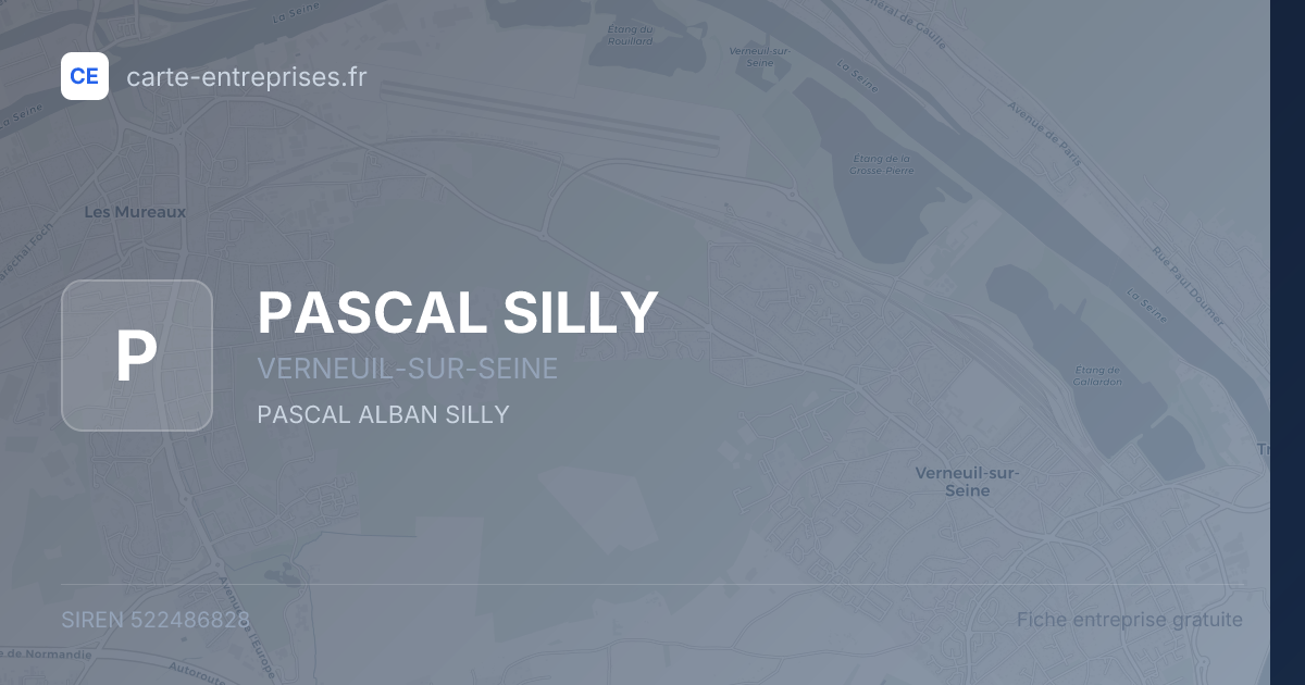 PASCAL SILLY — 522486828 — fiche entreprise