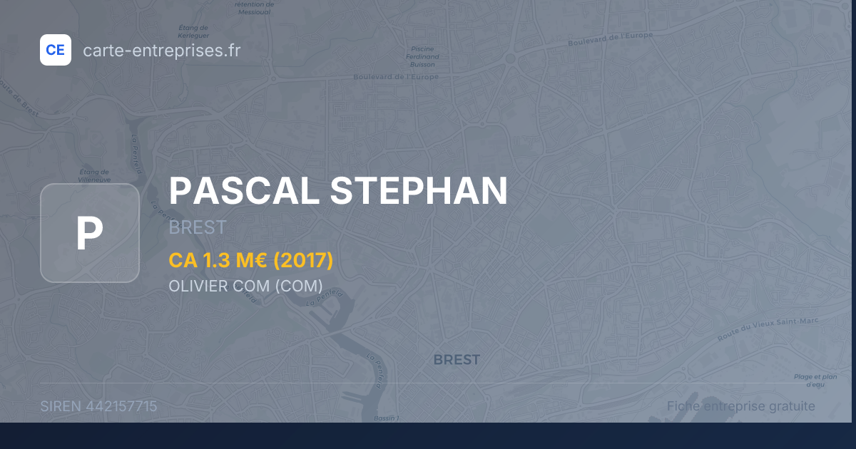 PASCAL STEPHAN — 442157715 — fiche entreprise
