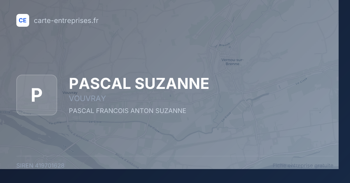 PASCAL SUZANNE — 419701628 — fiche entreprise