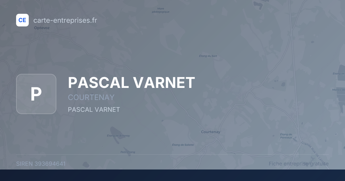 PASCAL VARNET — 393694641 — fiche entreprise