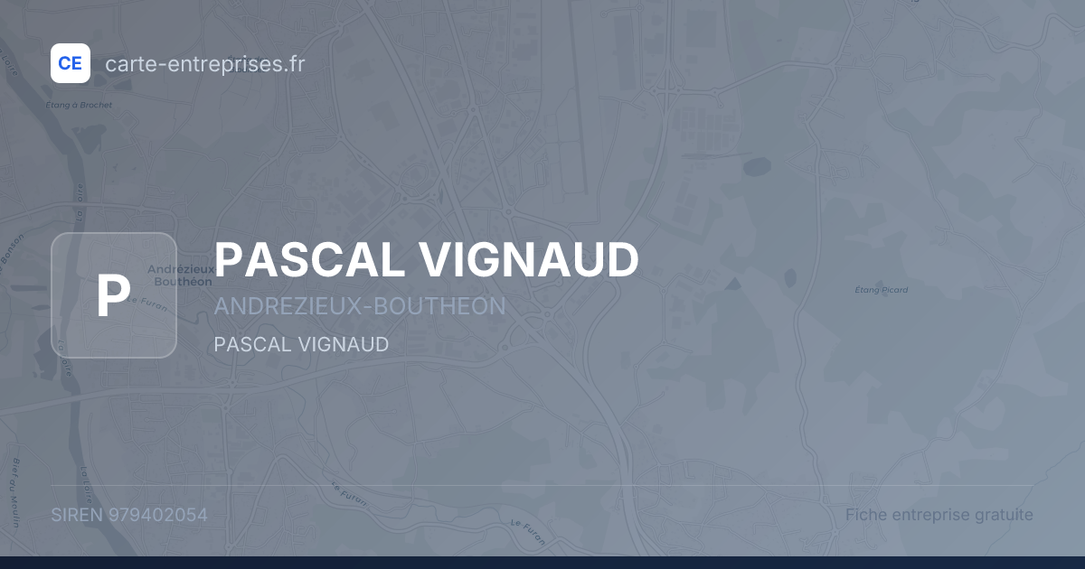 PASCAL VIGNAUD — 979402054 — fiche entreprise