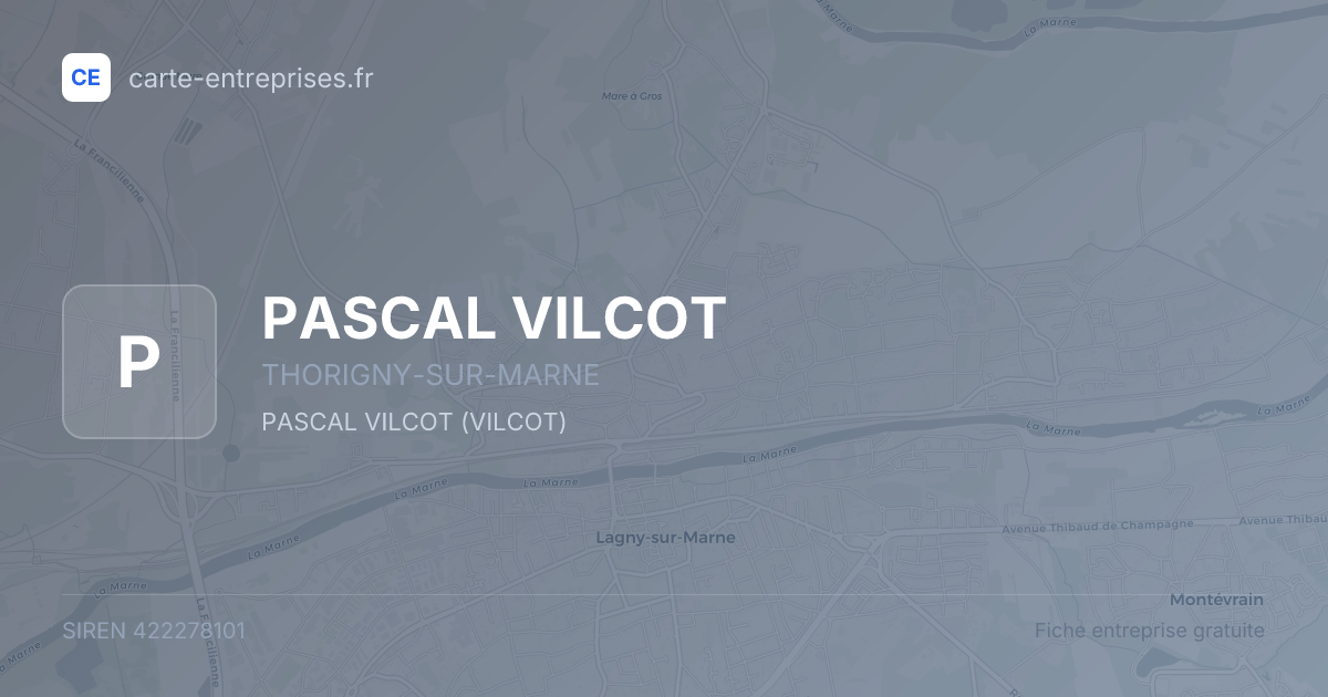 PASCAL VILCOT — 422278101 — fiche entreprise