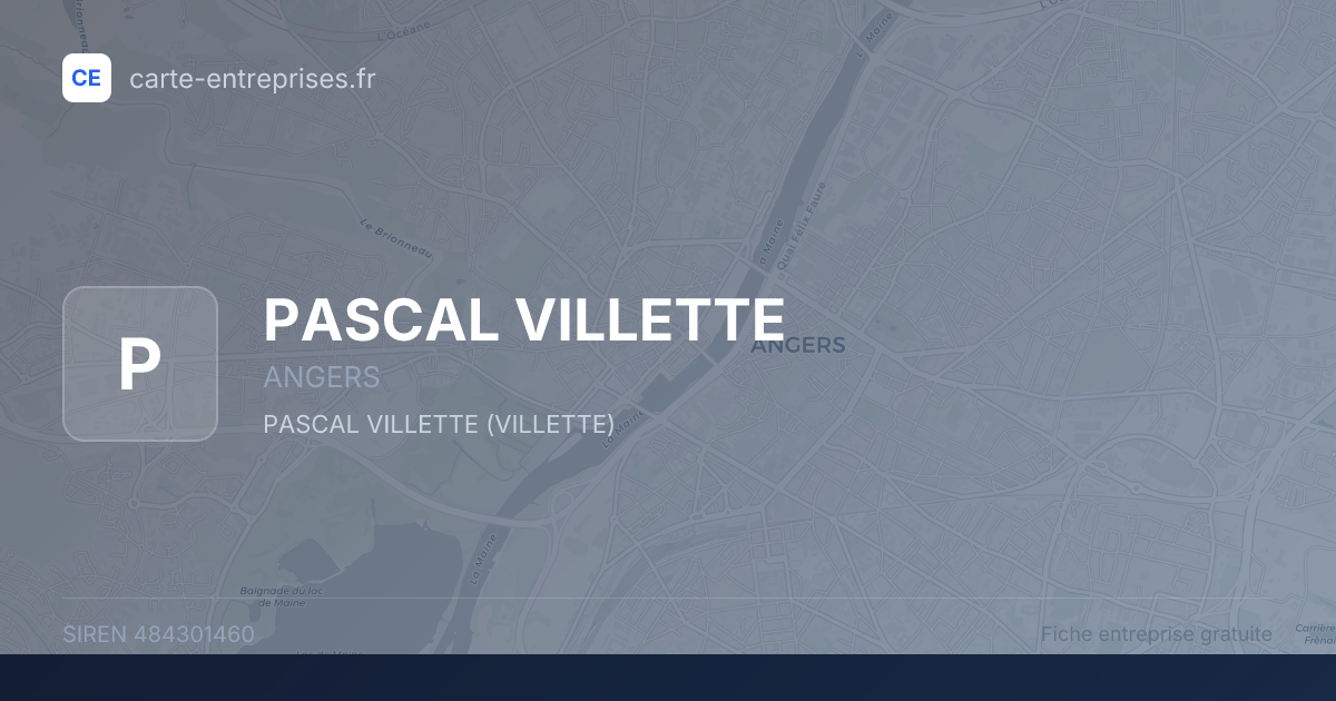 PASCAL VILLETTE — 484301460 — fiche entreprise