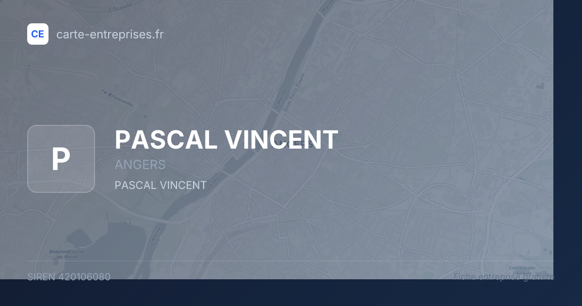 PASCAL VINCENT — 420106080 — fiche entreprise