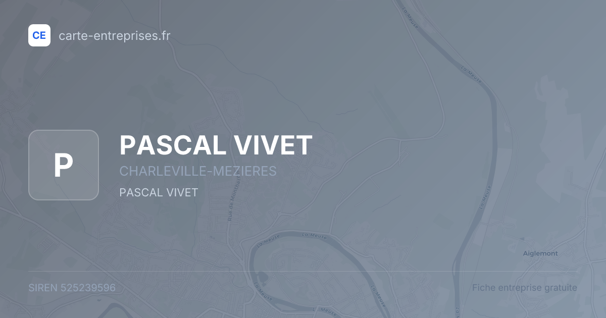 PASCAL VIVET — 525239596 — fiche entreprise