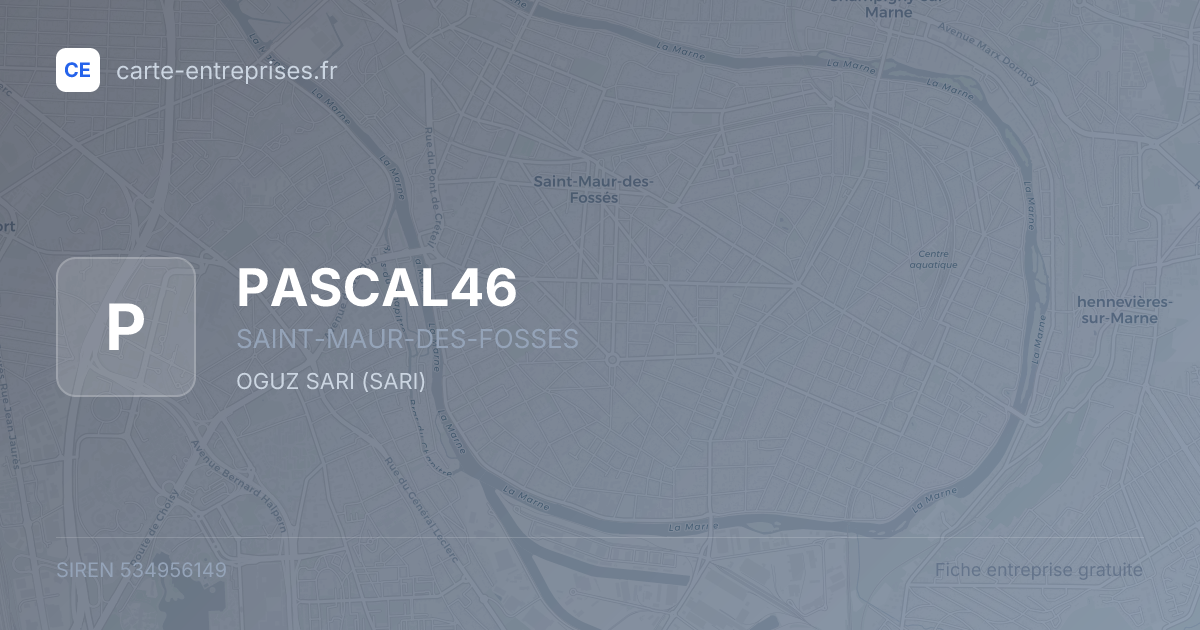 PASCAL46 — 534956149 — fiche entreprise