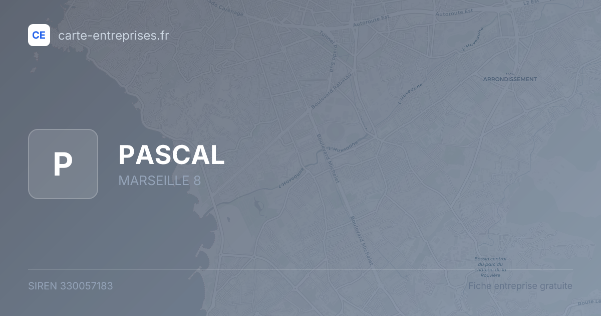 PASCAL — 330057183 — fiche entreprise