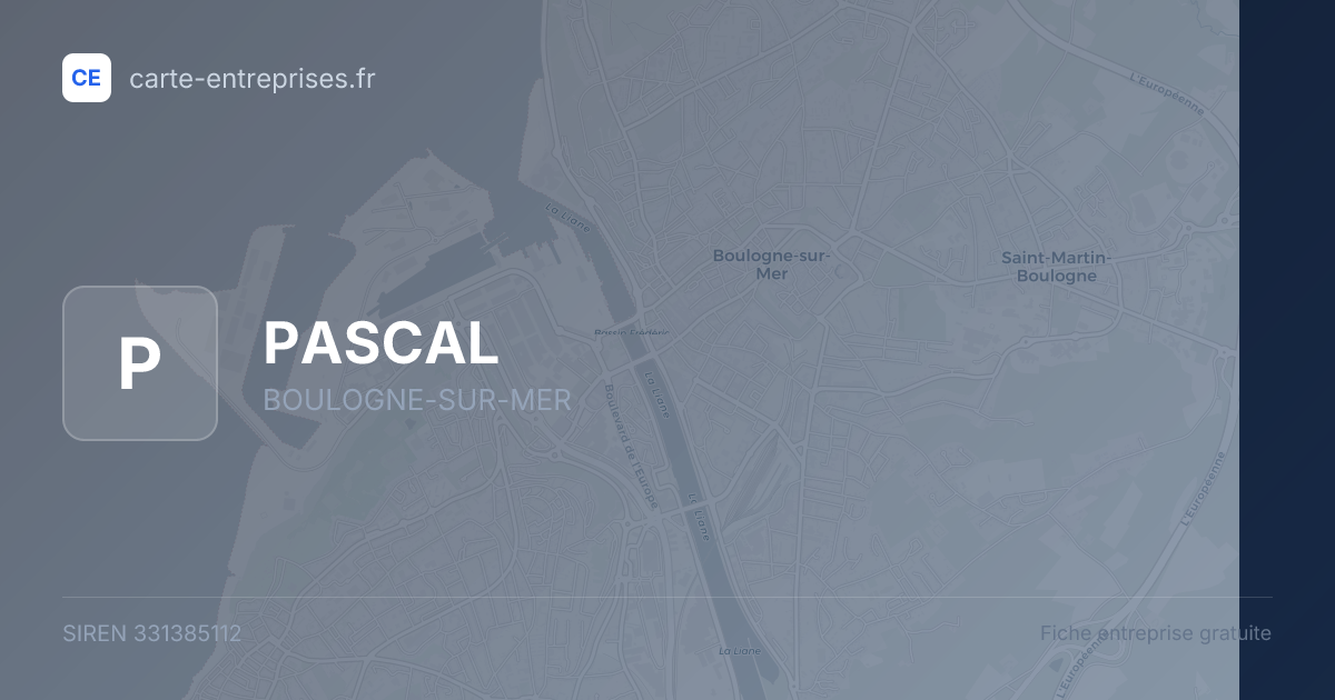 PASCAL — 331385112 — fiche entreprise