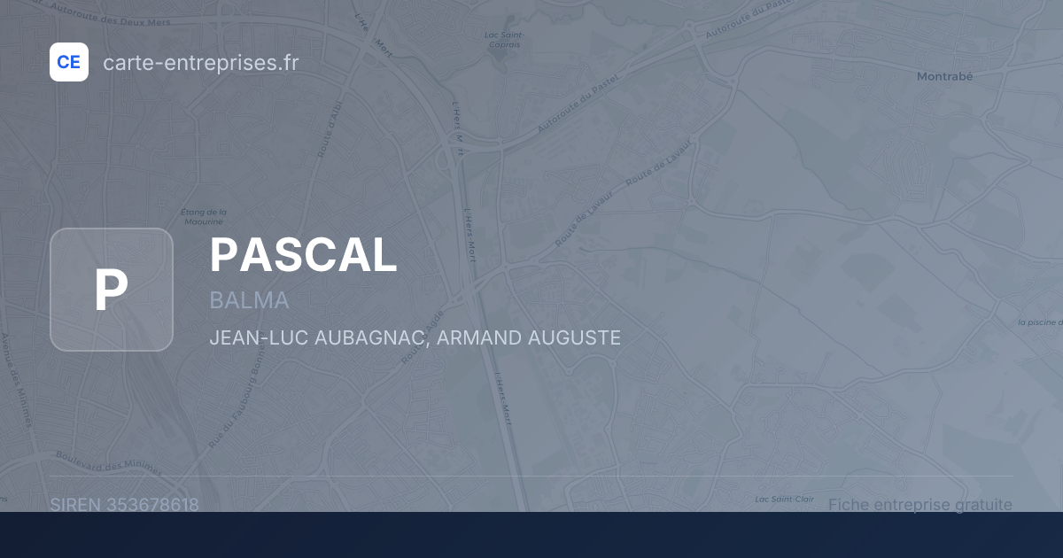 PASCAL — 353678618 — fiche entreprise