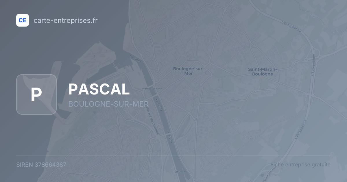 PASCAL — 378664387 — fiche entreprise