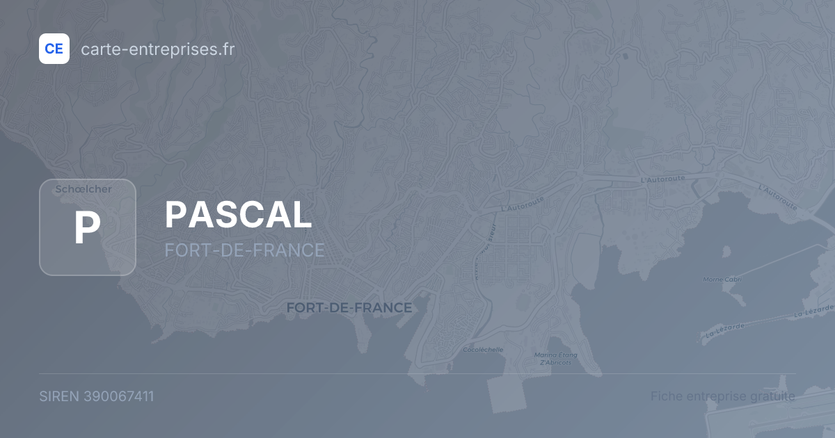 PASCAL — 390067411 — fiche entreprise