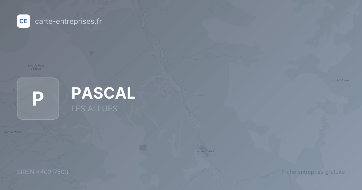 PASCAL — 440217503 — fiche entreprise