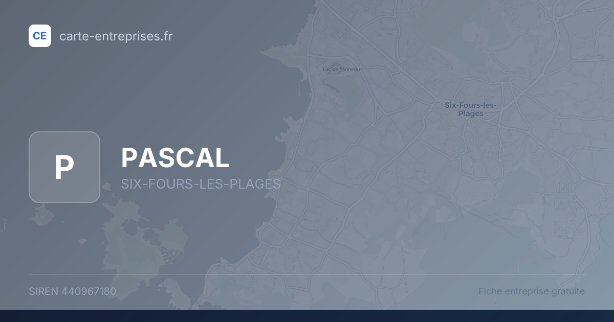 PASCAL — 440967180 — fiche entreprise